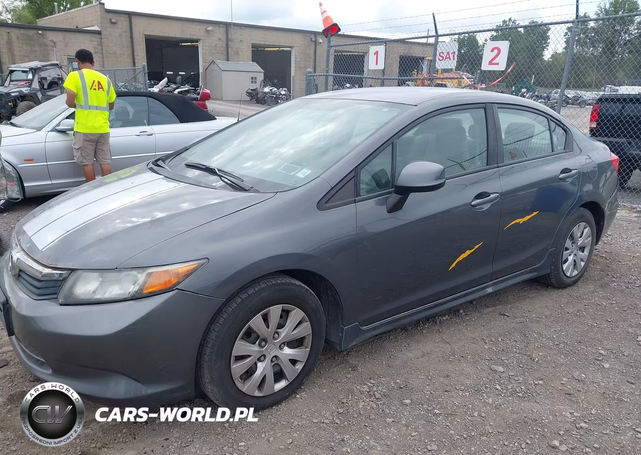 2012 Honda Civic Lx VIN:2HGFB2F50CH330676 - 2