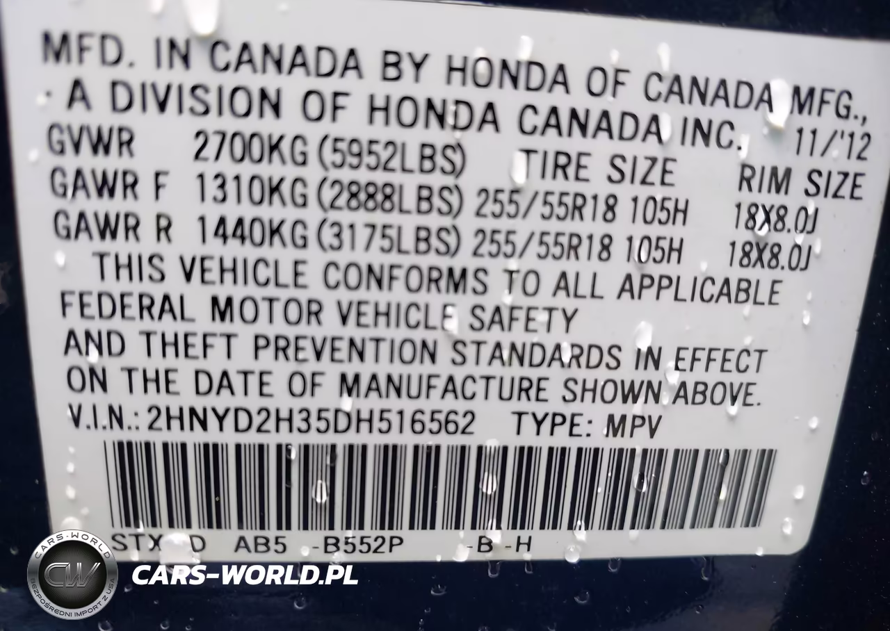 2013 Acura Mdx Technology Package VIN:2HNYD2H35DH516562 - 9