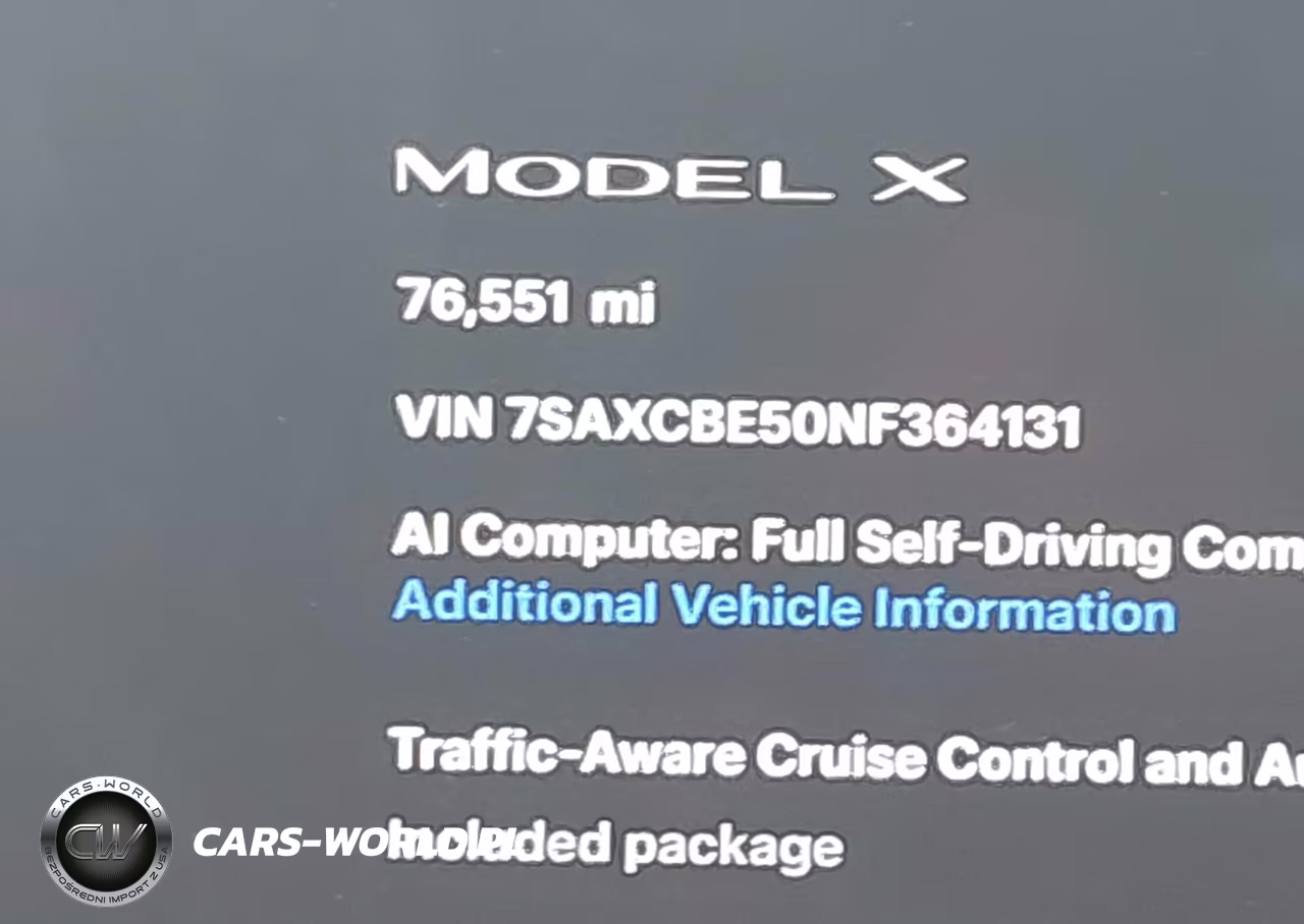 2022 Tesla Model X Dual Motor All-Wheel Drive VIN:7SAXCBE50NF364131 - 15
