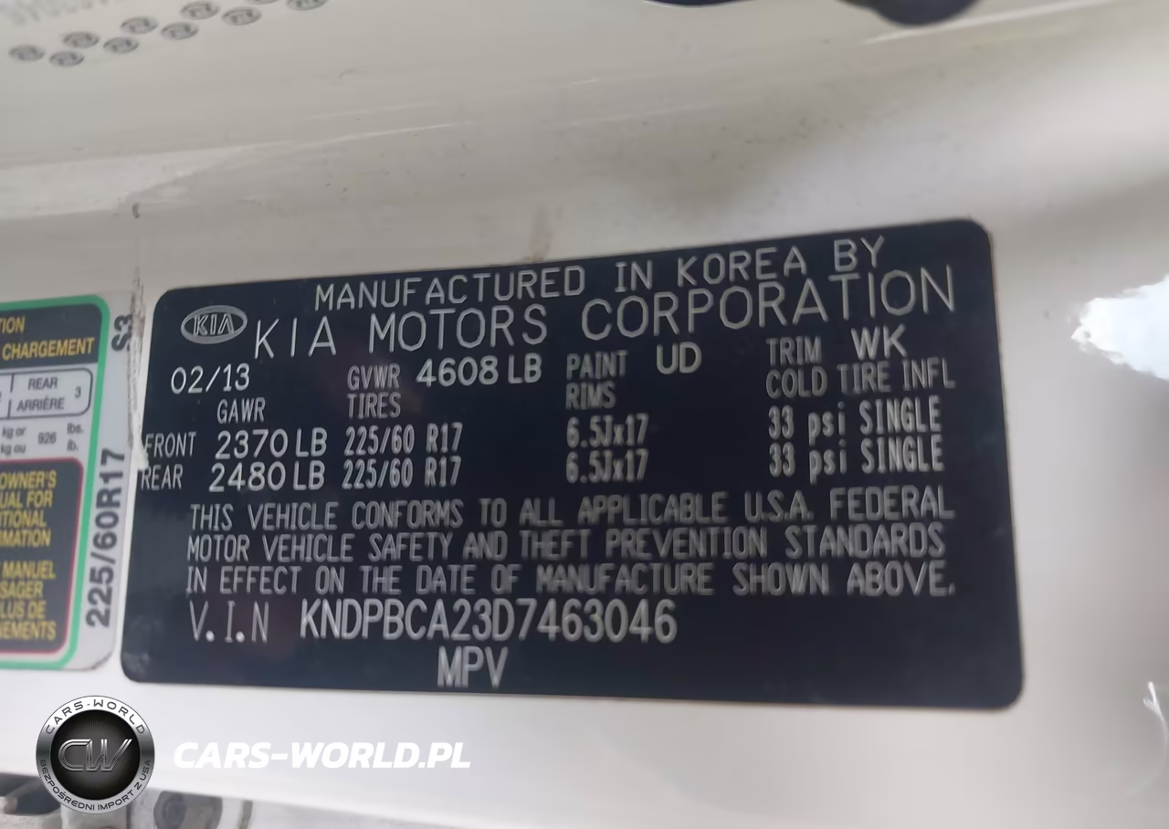 2013 Kia Sportage Lx VIN:KNDPBCA23D7463046 - 9