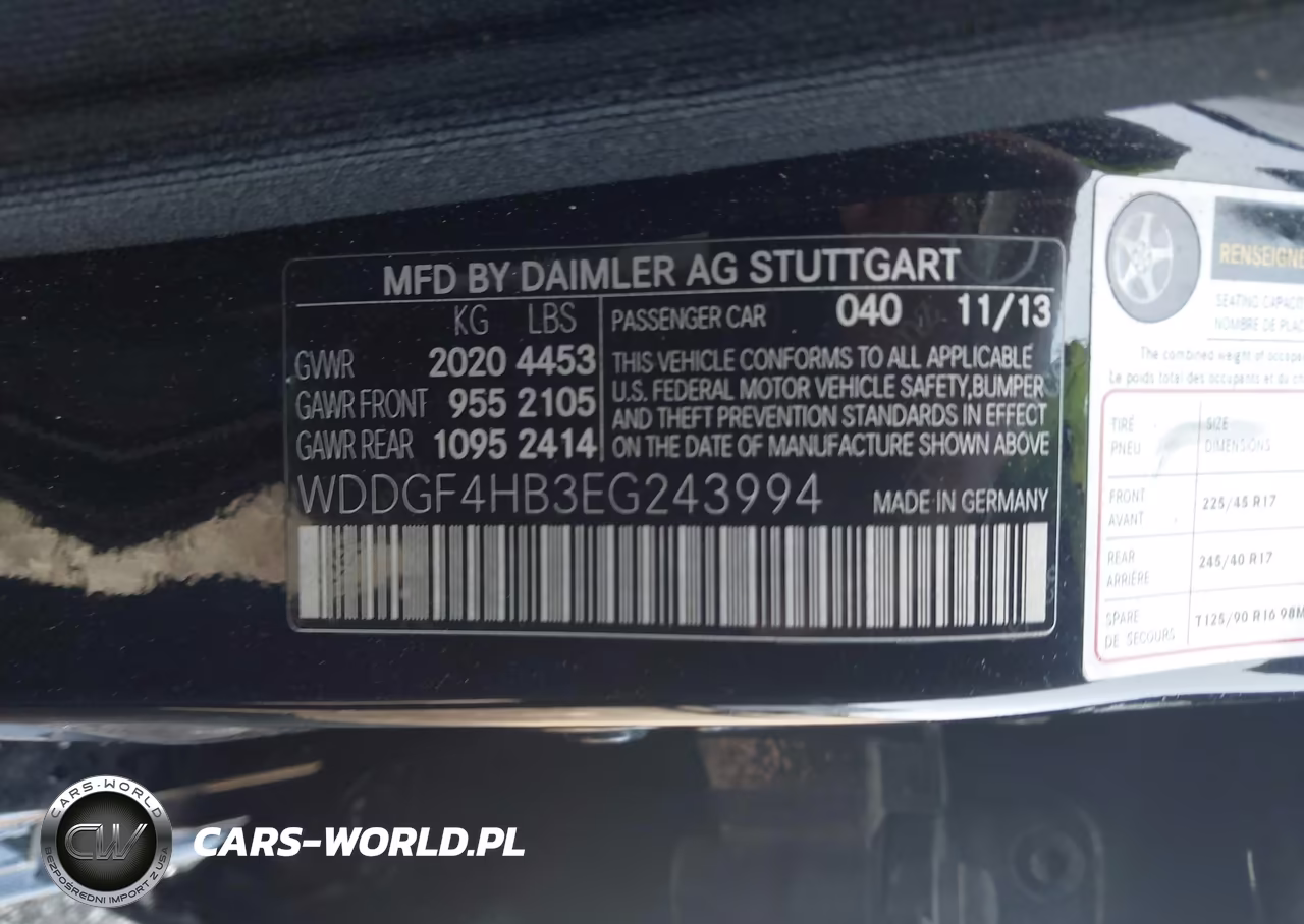 2014 Mercedes-Benz C 250 Sport VIN:WDDGF4HB3EG243994 - 9