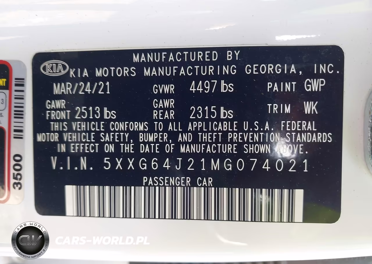2021 Kia K5 Gt-Line VIN:5XXG64J21MG074021 - 9