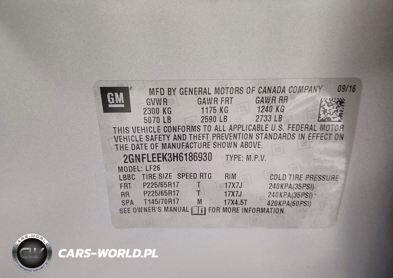 2017 Chevrolet Equinox Ls VIN:2GNFLEEK3H6186930 - 9