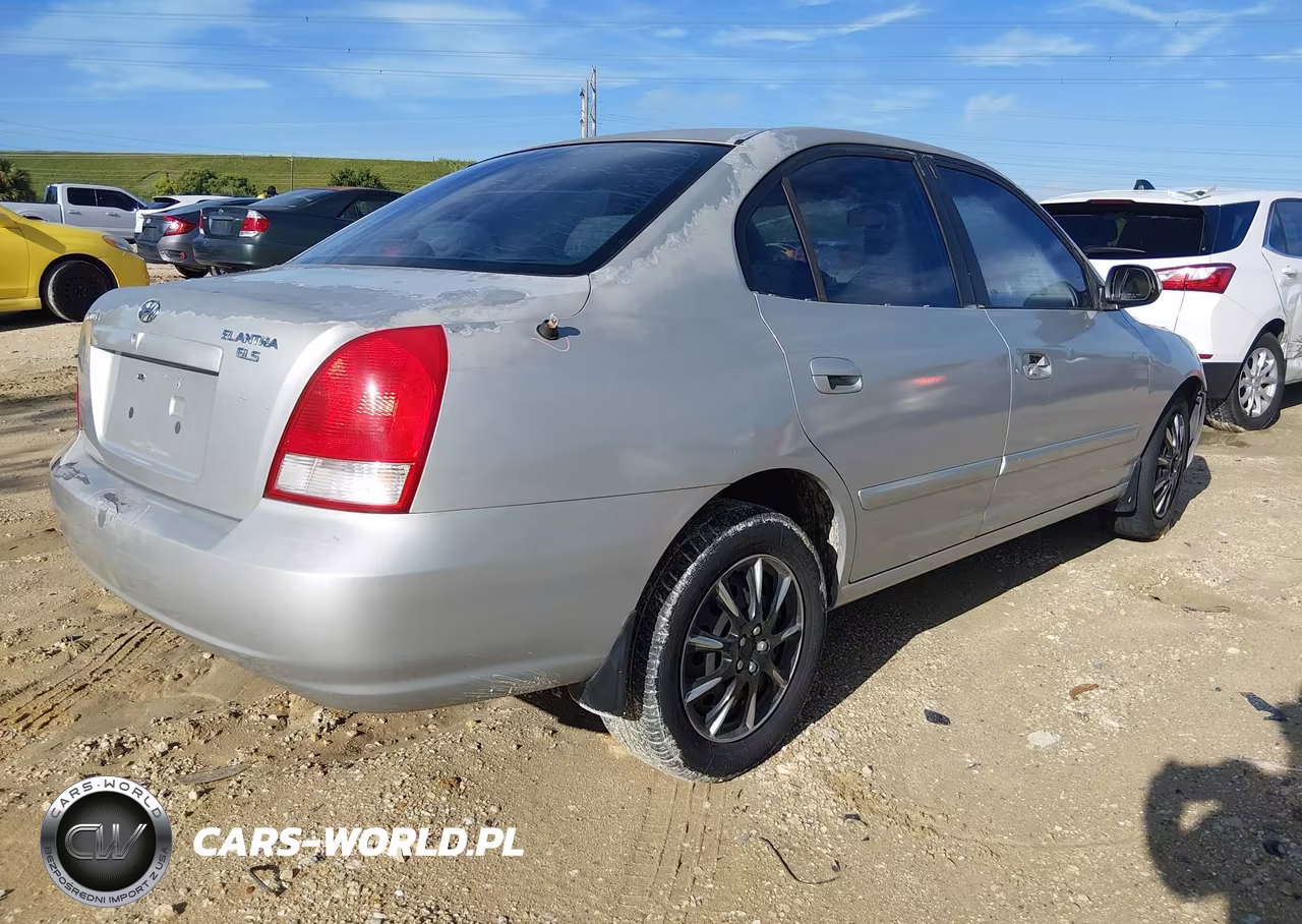 2001 Hyundai Elantra Gls VIN:KMHDN45D01U187557 - 4