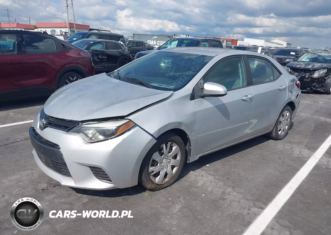 2015 Toyota Corolla Le VIN:2T1BURHE5FC480956 - 2