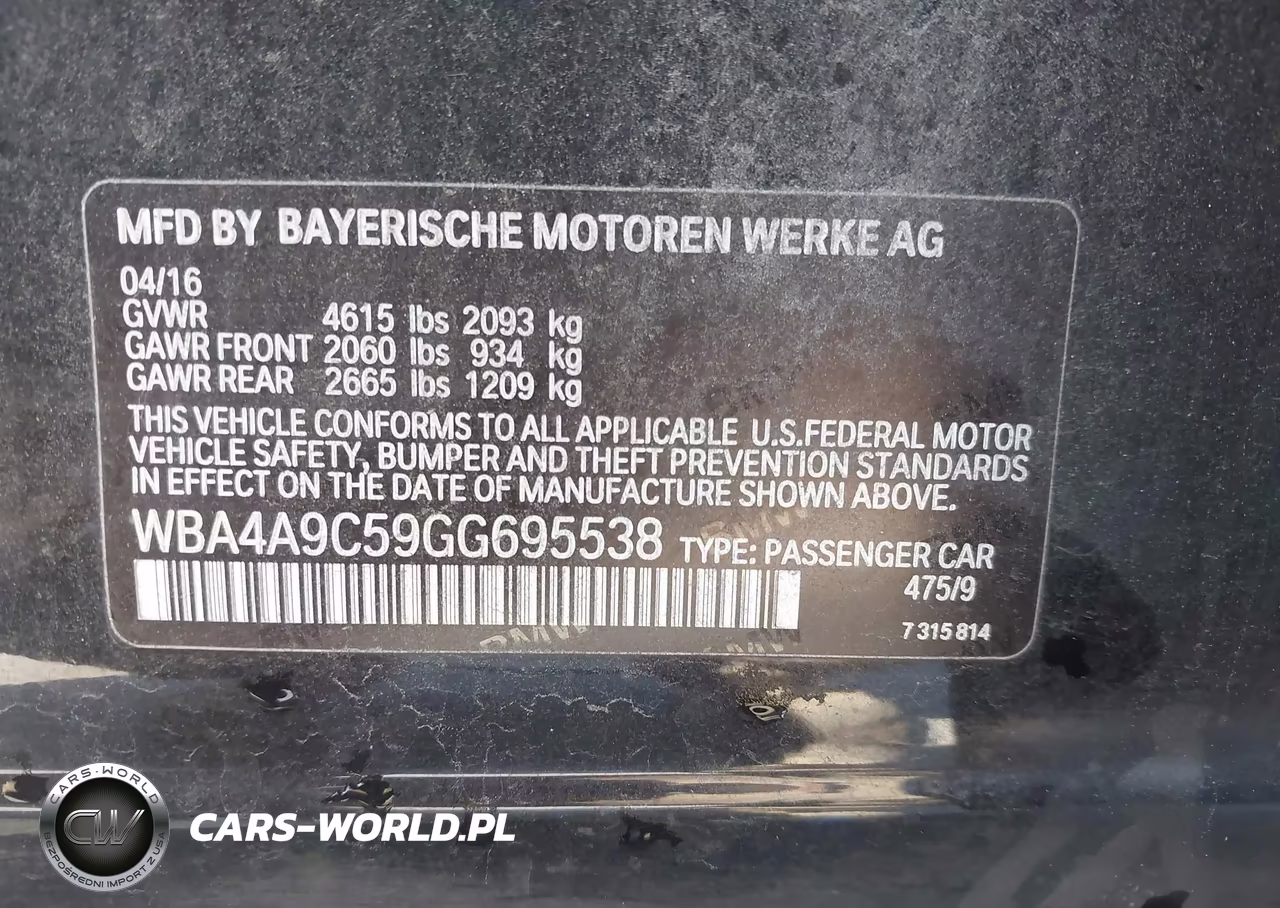 2016 BMW 428I Gran Coupe VIN:WBA4A9C59GG695538 - 9