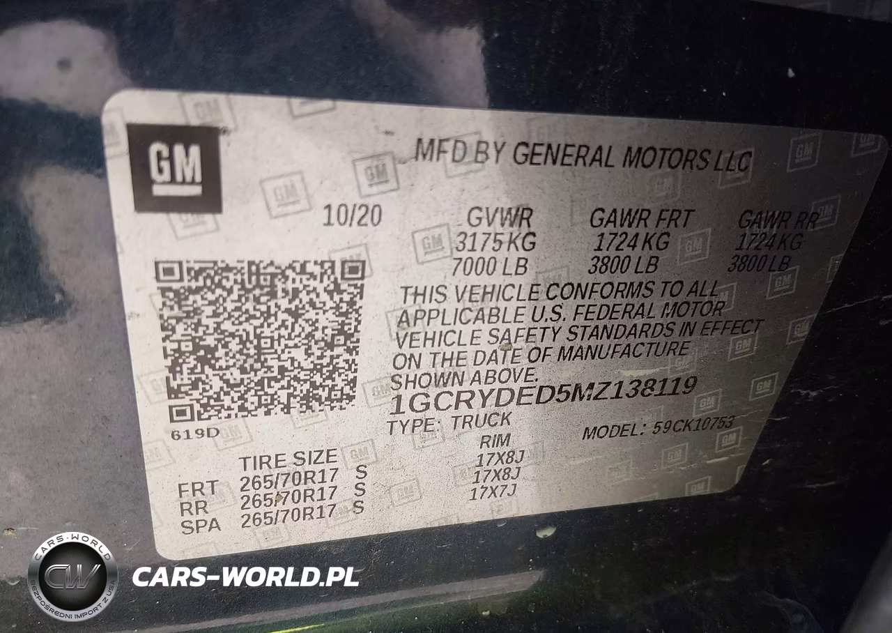 2021 Chevrolet Silverado 1500 4Wd Standard Bed Lt VIN:1GCRYDED5MZ138119 - 9