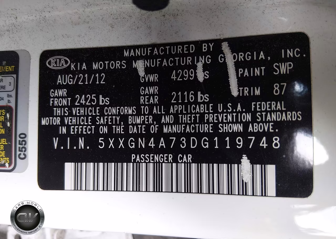 2013 Kia Optima Ex VIN:5XXGN4A73DG119748 - 9