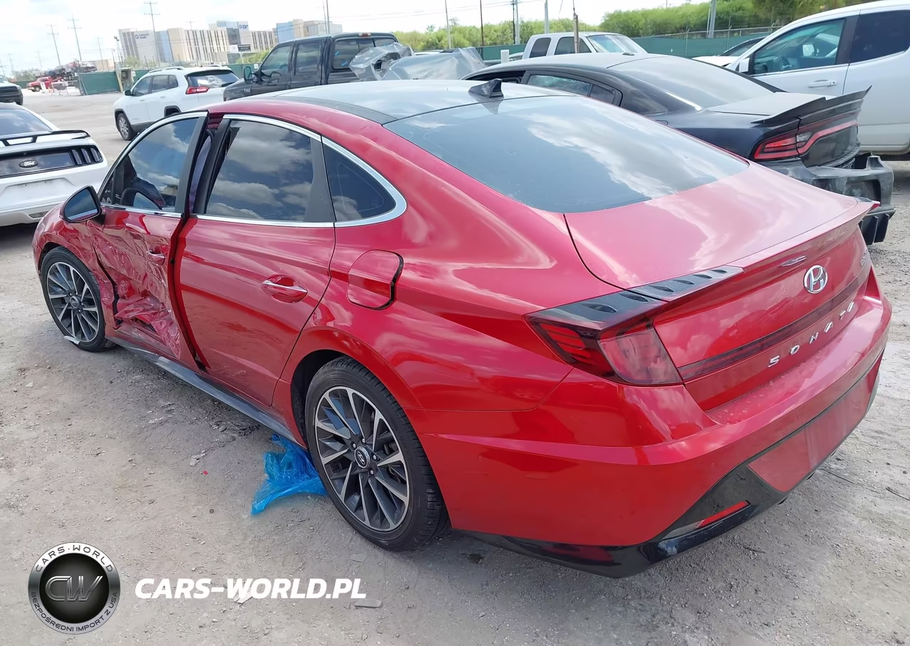 2021 Hyundai Sonata Limited VIN:KMHL34J25MA157336 - 3