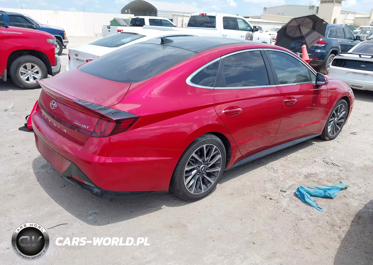 2021 Hyundai Sonata Limited VIN:KMHL34J25MA157336 - 4