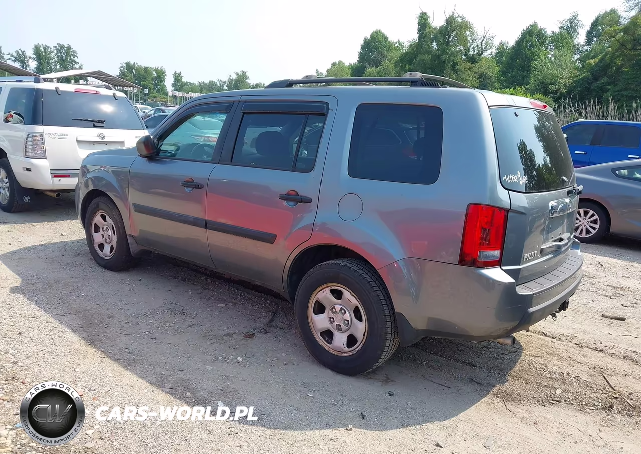 2009 Honda Pilot Lx VIN:5FNYF48279B028732 - 3