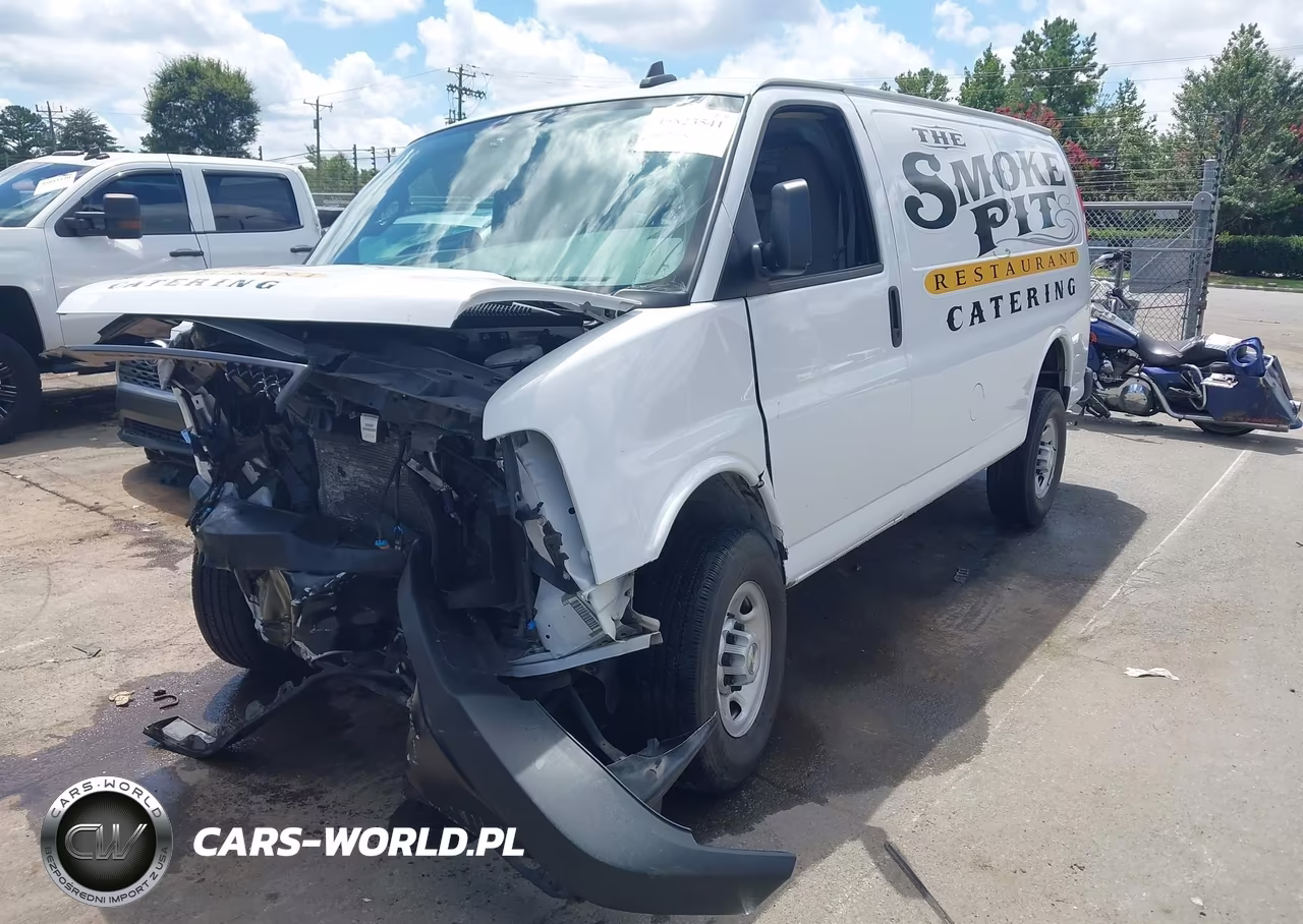 2023 Chevrolet Express Cargo Rwd 2500 Regular Wheelbase Wt VIN:1GCWGAFPXP1165820 - 2