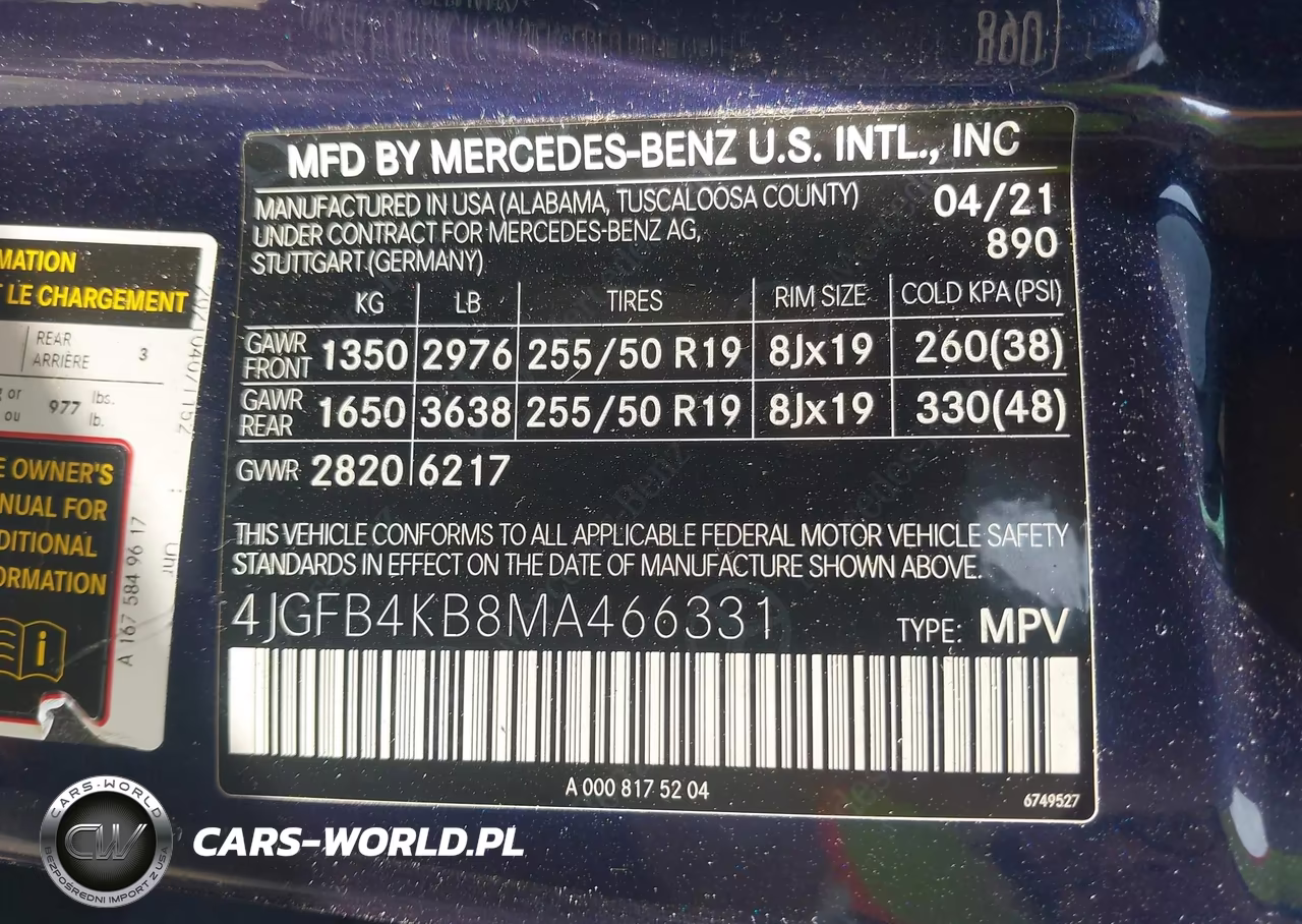 2021 Mercedes-Benz Gle 350 4Matic VIN:4JGFB4KB8MA466331 - 9