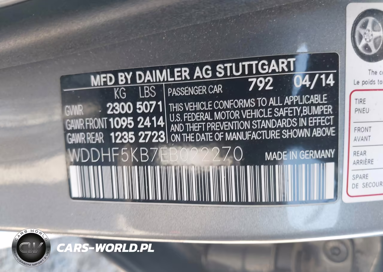2014 Mercedes-Benz E 350 VIN:WDDHF5KB7EB022270 - 9