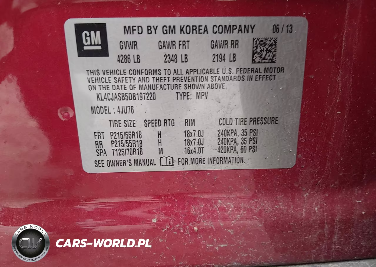 2013 Buick Encore VIN:KL4CJASB5DB197220 - 9