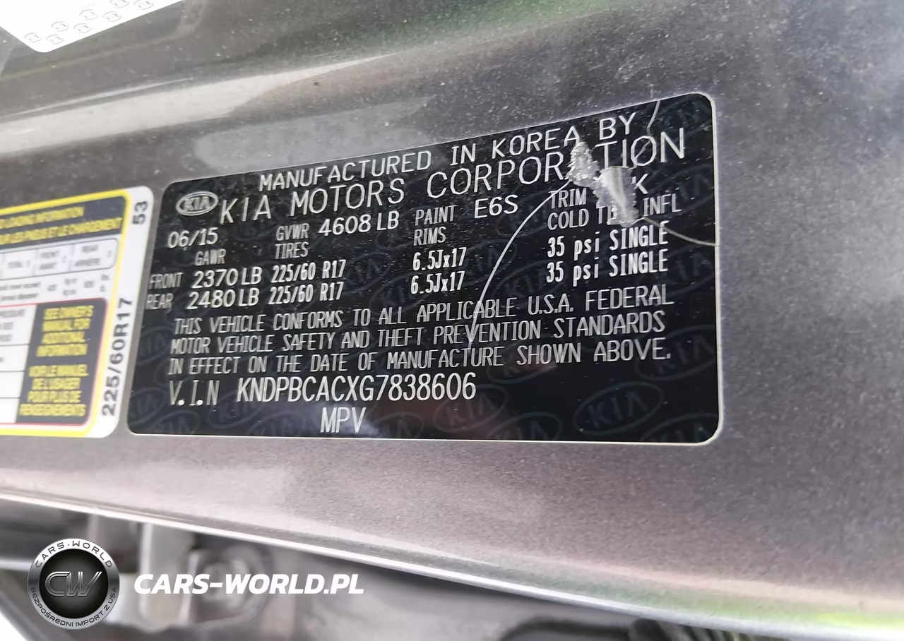 2016 Kia Sportage Lx VIN:KNDPBCACXG7838606 - 9