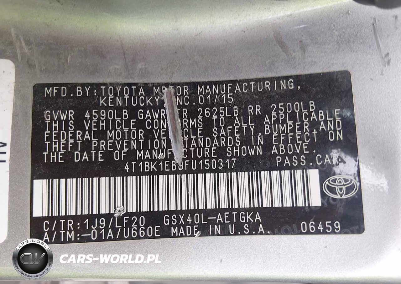 2015 Toyota Avalon Xle Premium VIN:4T1BK1EB9FU150317 - 9