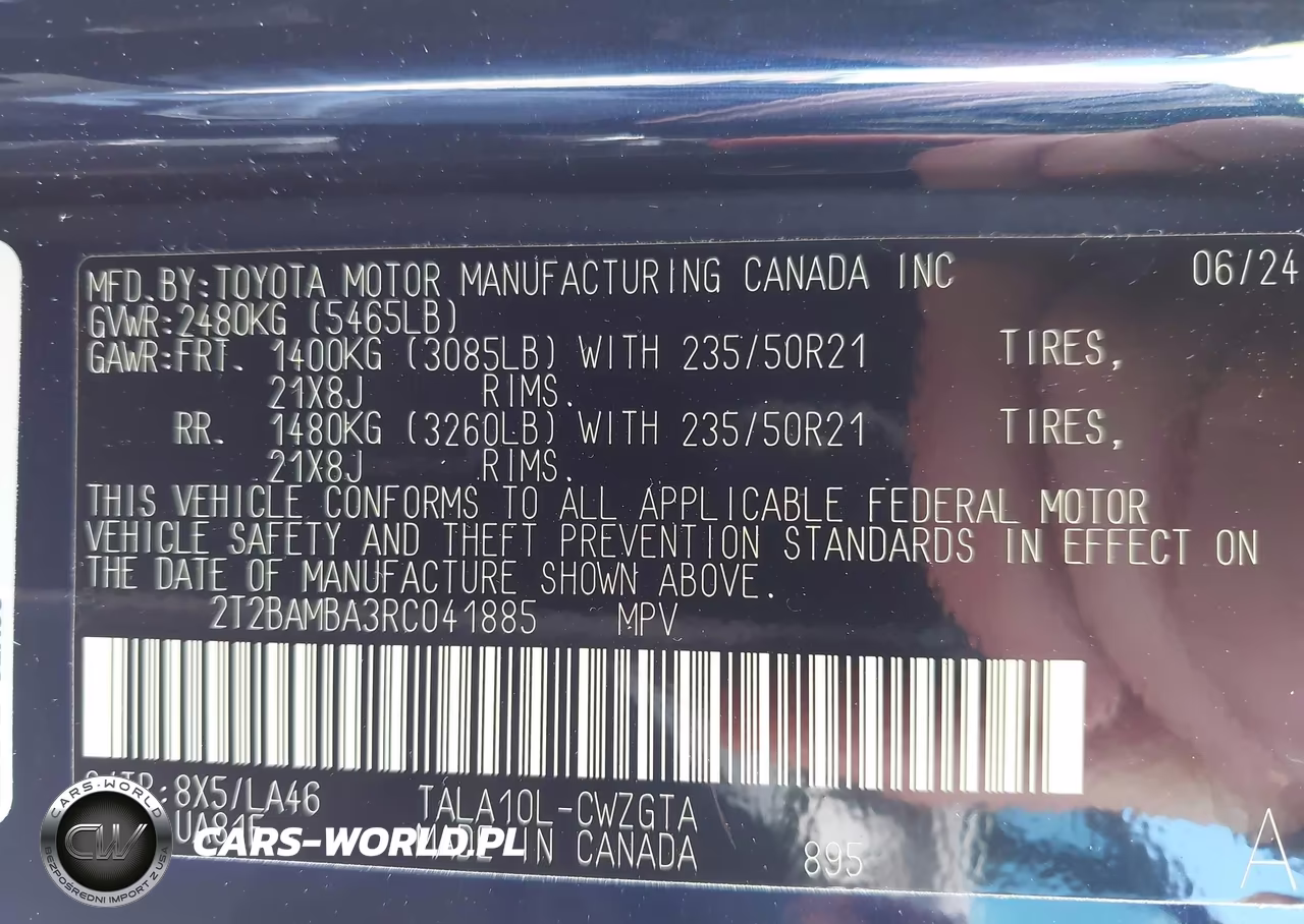 2024 Lexus Rx 350 Luxury VIN:2T2BAMBA3RC041885 - 9