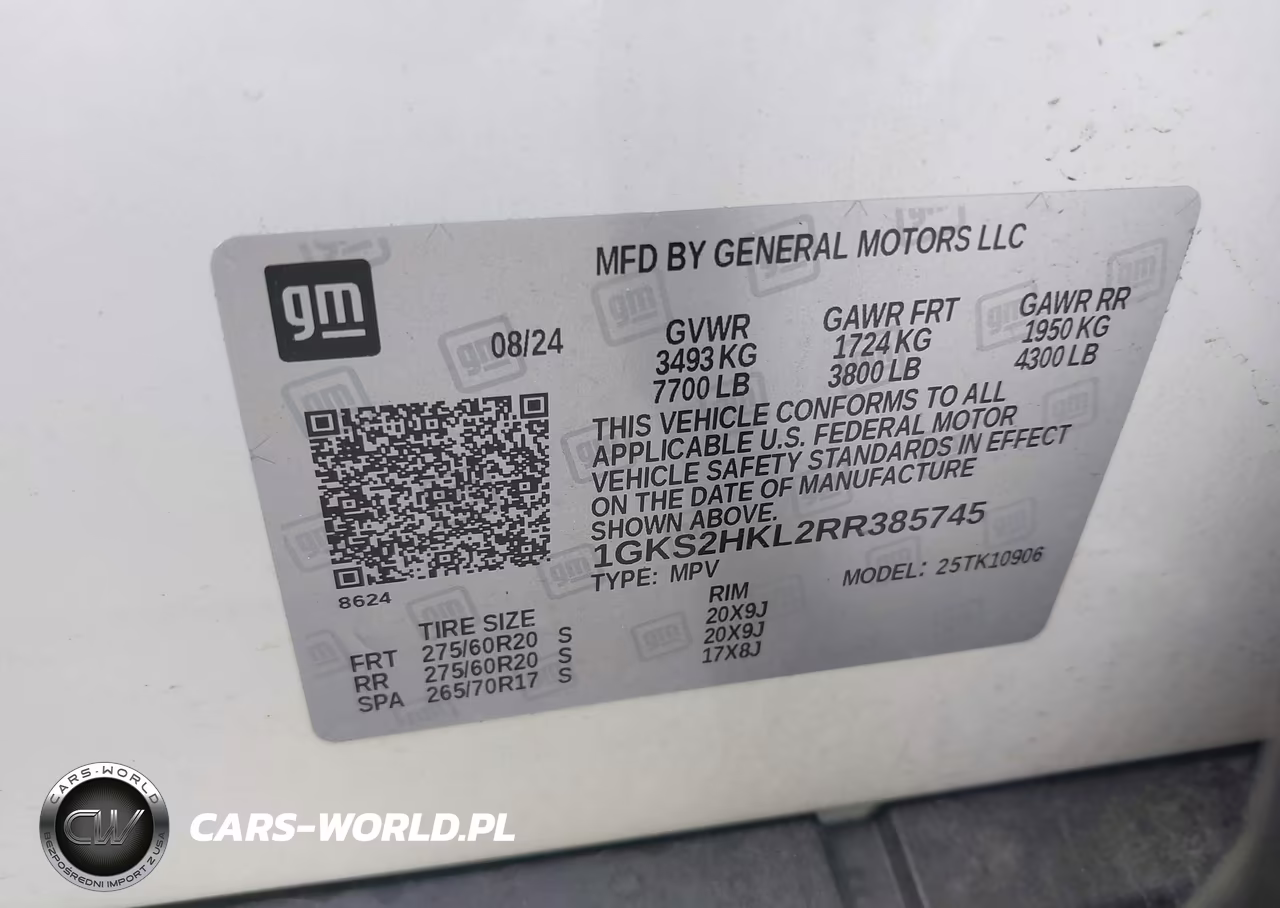 2024 GMC Yukon Xl 4Wd At4 VIN:1GKS2HKL2RR385745 - 9