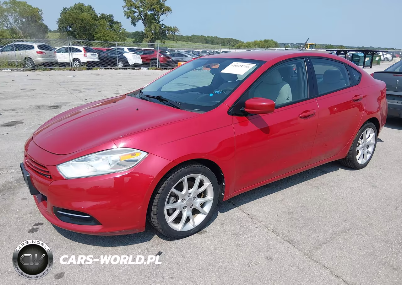 2013 Dodge Dart Sxt VIN:1C3CDFBA2DD142296 - 2