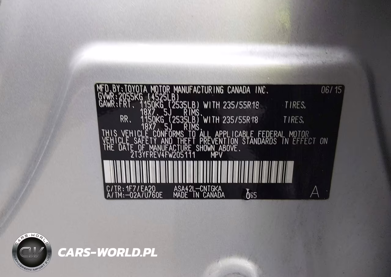 2015 Toyota Rav4 Limited VIN:2T3YFREV4FW205111 - 9