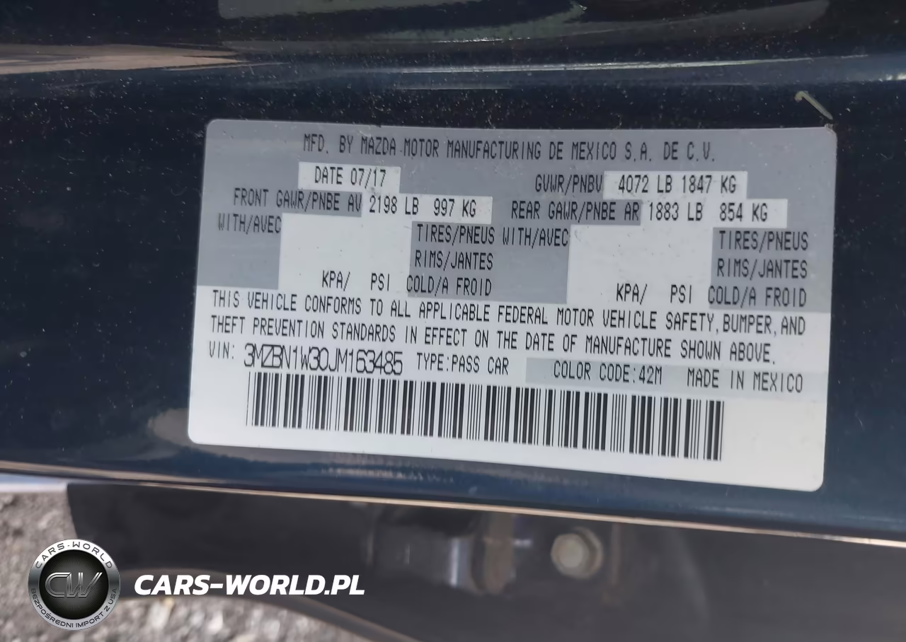 2018 Mazda Mazda3 Grand Touring VIN:3MZBN1W30JM163485 - 9