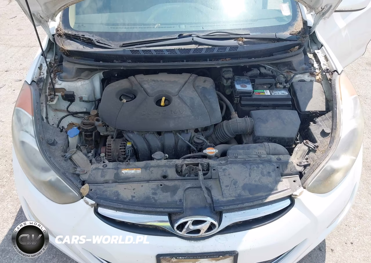 2012 Hyundai Elantra Gls VIN:5NPDH4AE8CH066881 - 10