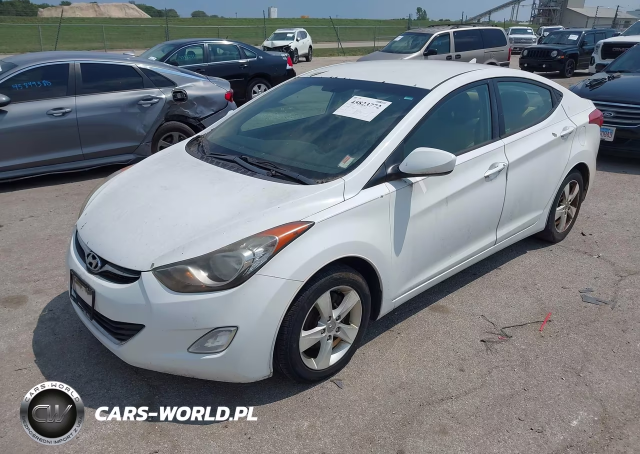 2012 Hyundai Elantra Gls VIN:5NPDH4AE8CH066881 - 2