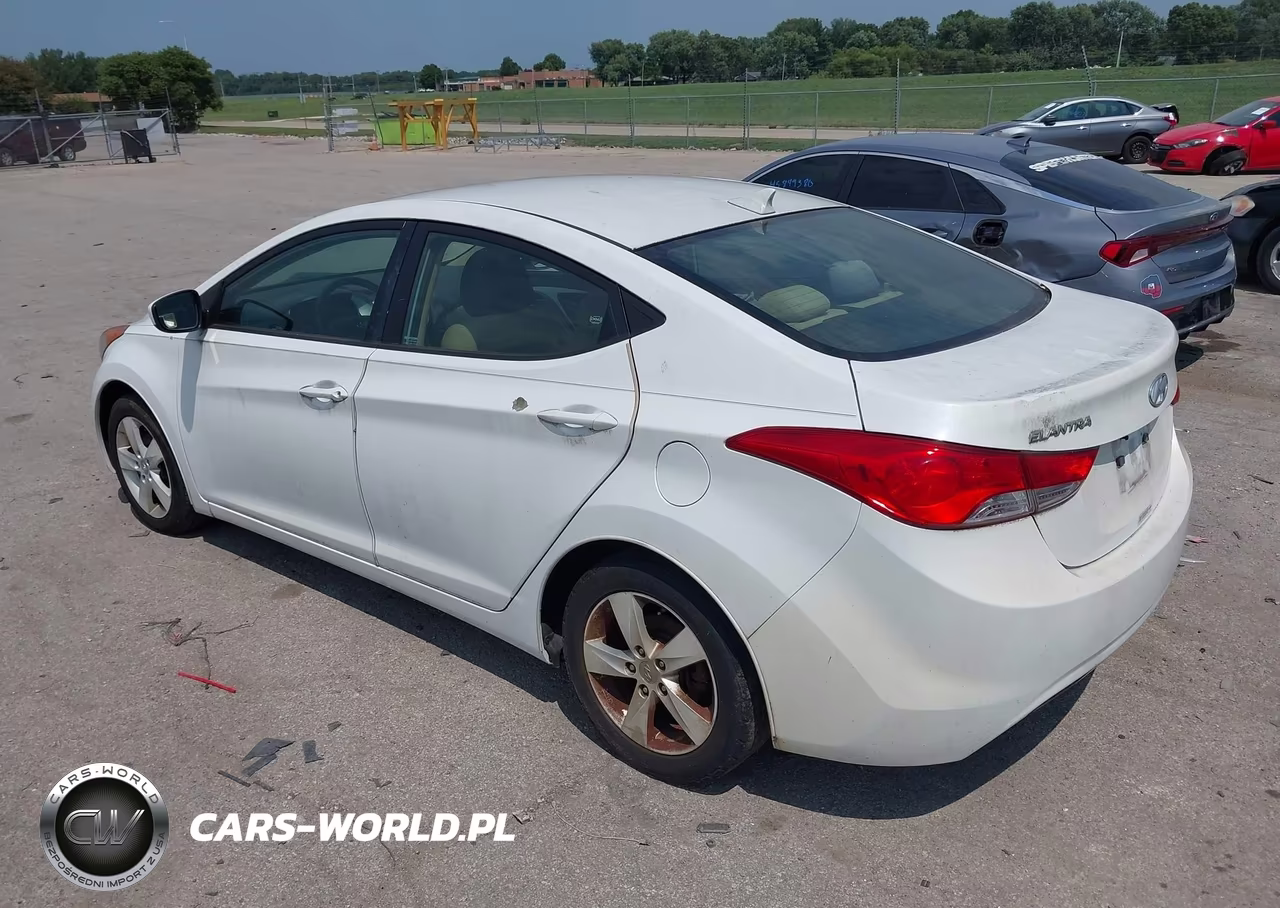 2012 Hyundai Elantra Gls VIN:5NPDH4AE8CH066881 - 3