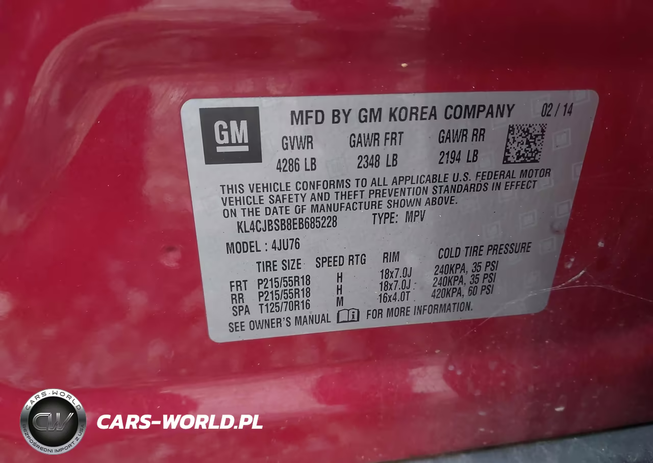 2014 Buick Encore Convenience VIN:KL4CJBSB8EB685228 - 9