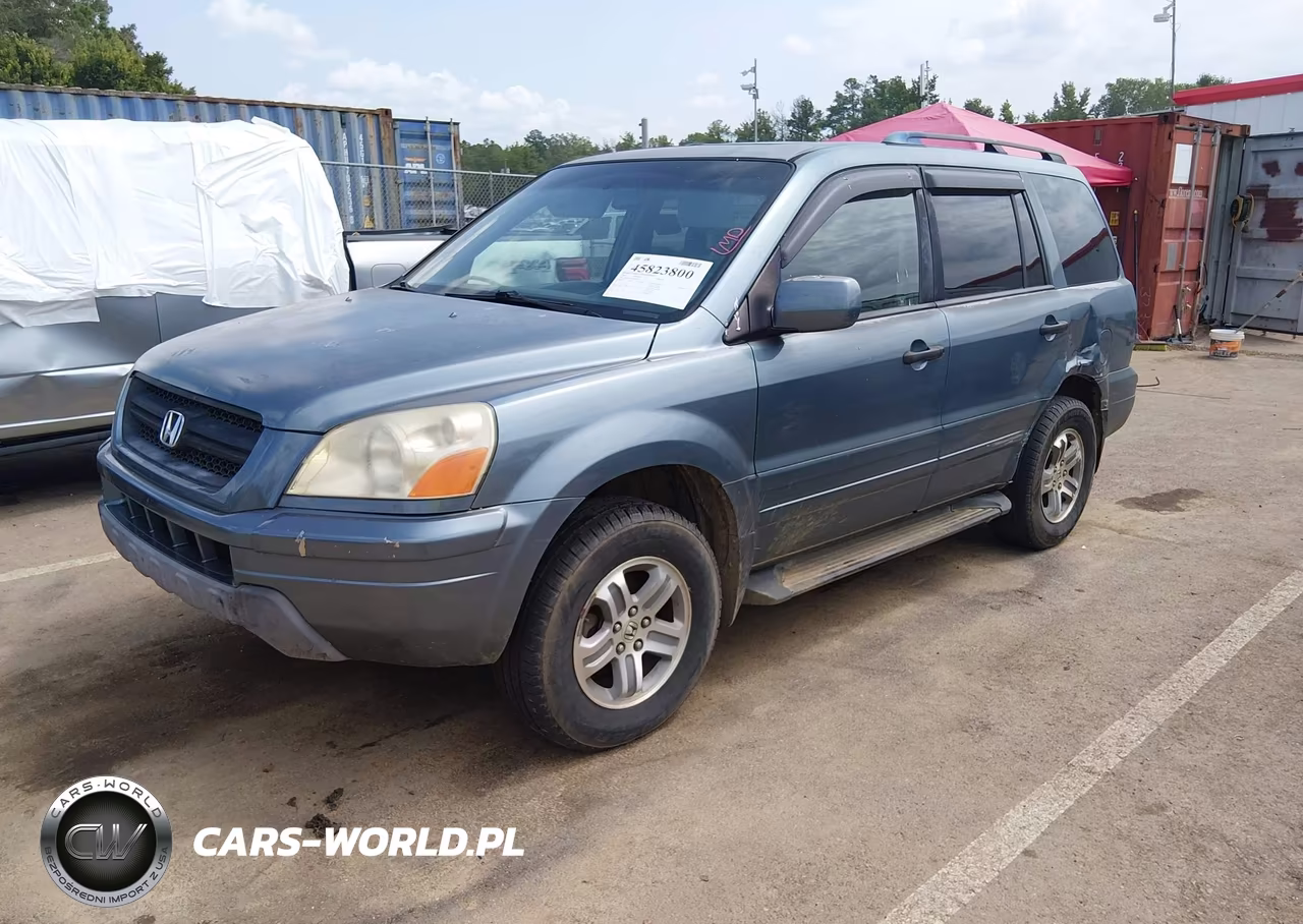 2005 Honda Pilot Ex-L VIN:2HKYF18745H524514 - 2