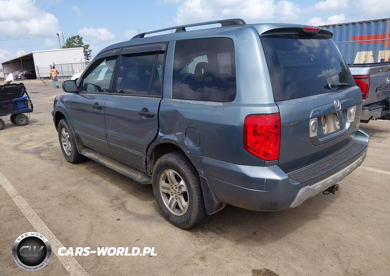 2005 Honda Pilot Ex-L VIN:2HKYF18745H524514 - 3