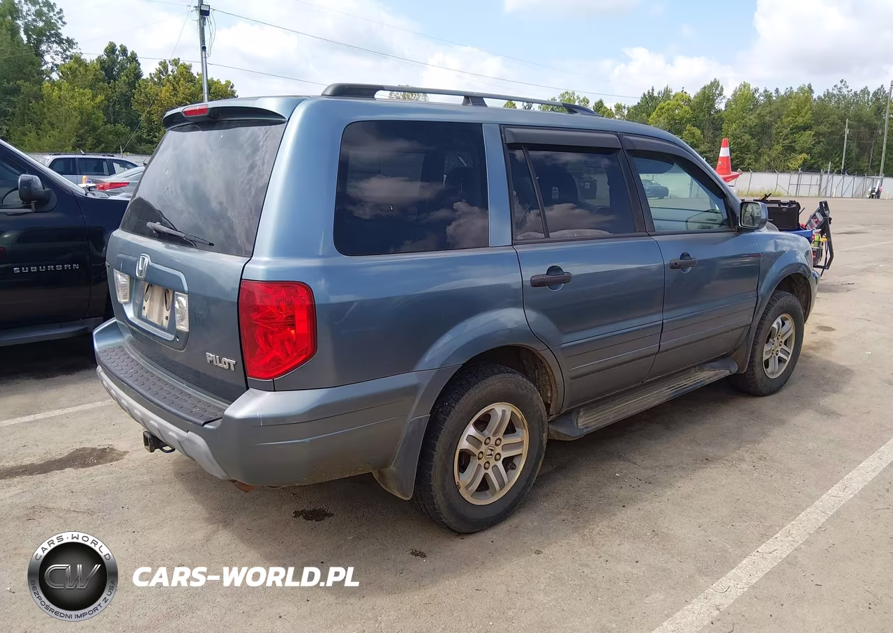 2005 Honda Pilot Ex-L VIN:2HKYF18745H524514 - 4