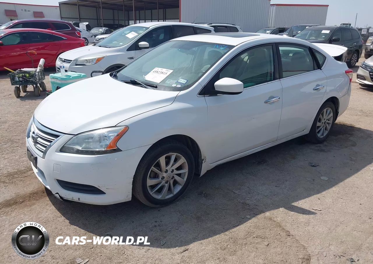 2015 Nissan Sentra Sv VIN:3N1AB7APXFY296858 - 2