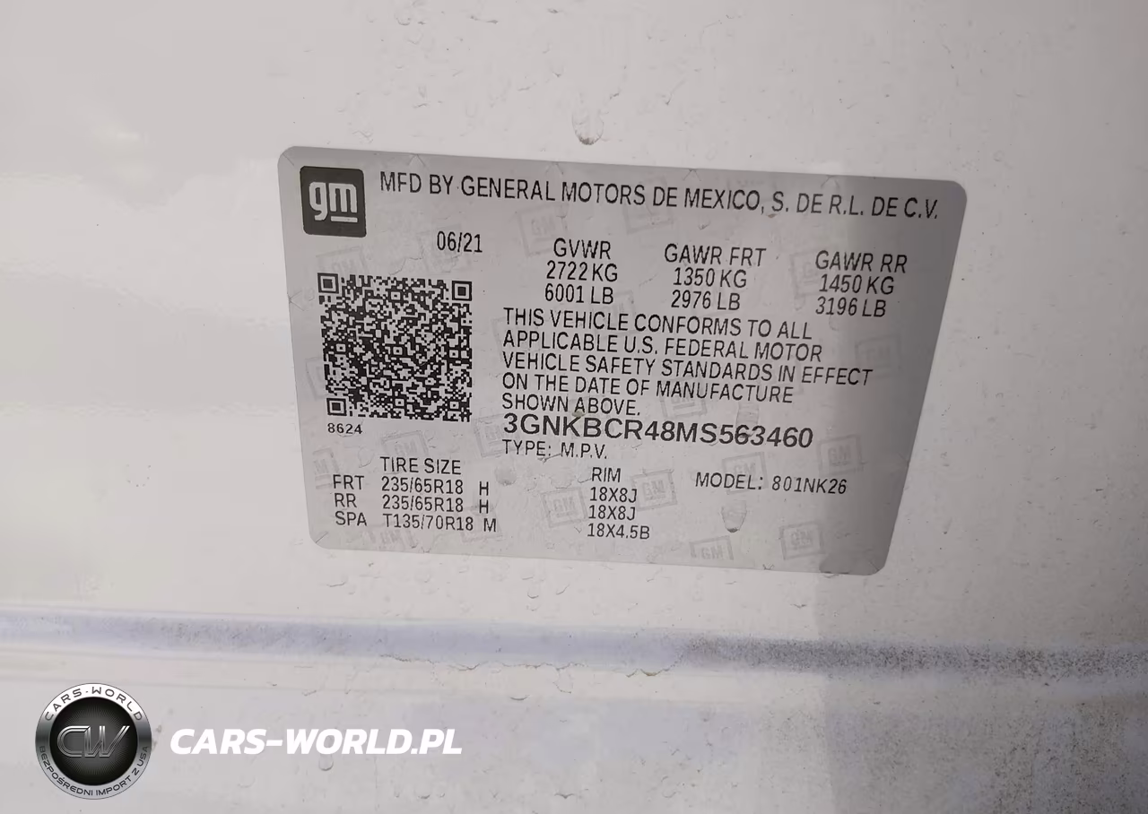 2021 Chevrolet Blazer Fwd 2Lt VIN:3GNKBCR48MS563460 - 9
