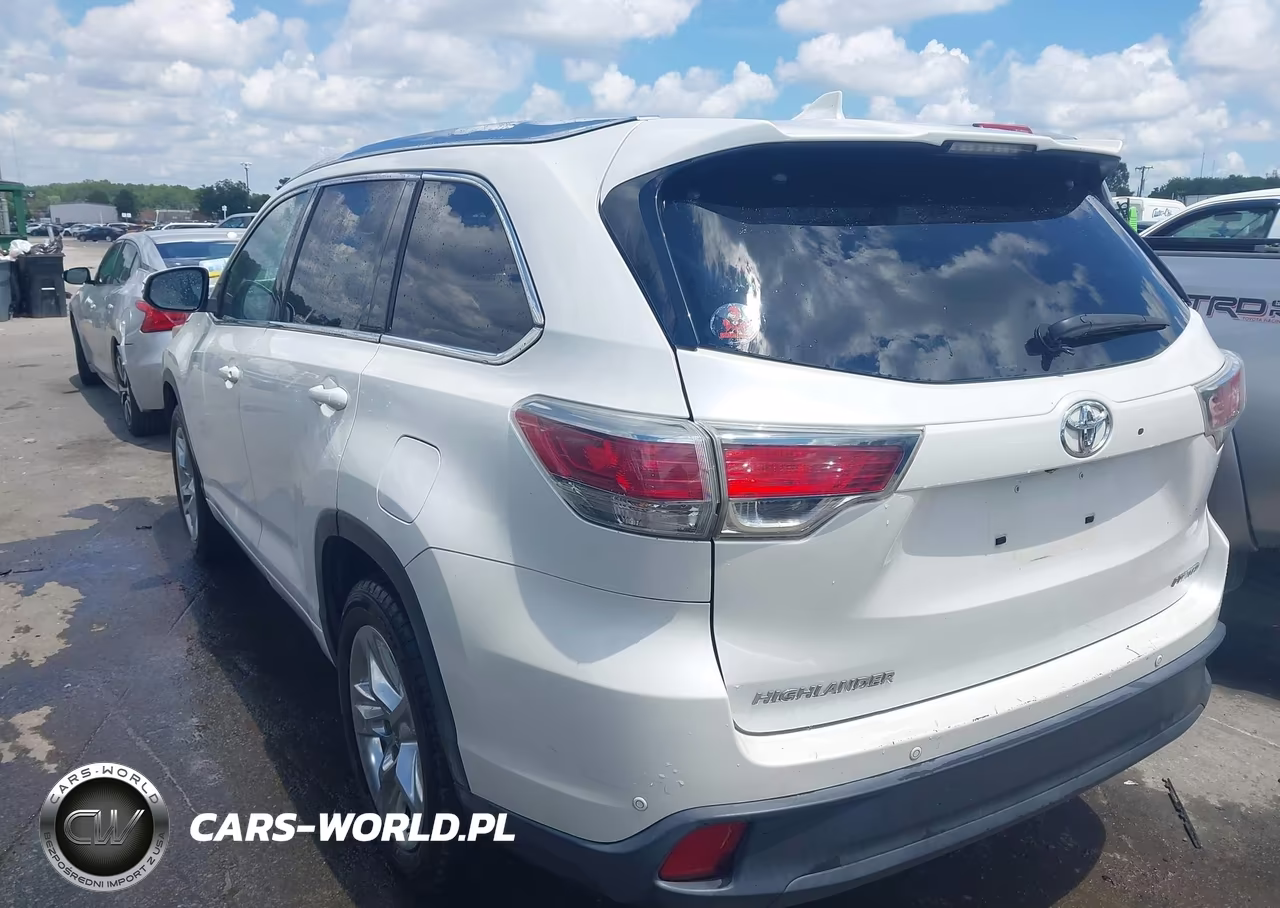 2015 Toyota Highlander Limited V6 VIN:5TDYKRFHXFS093792 - 3