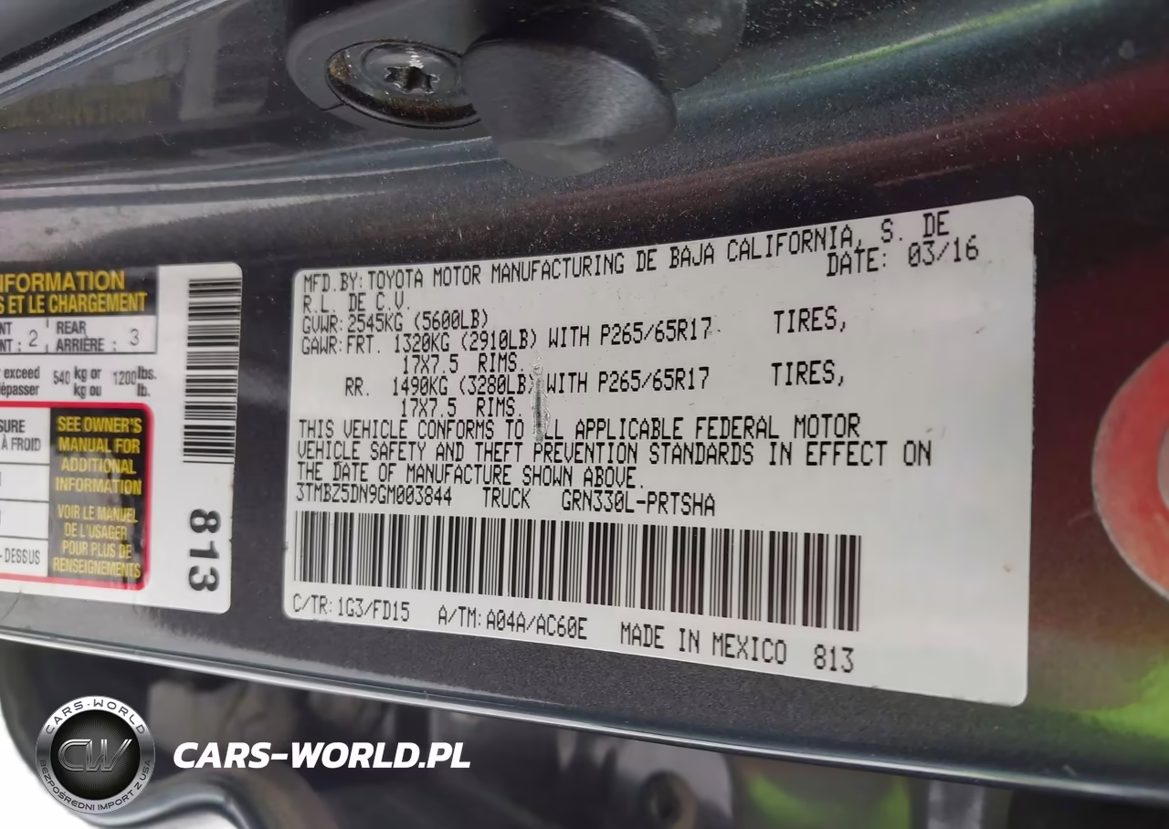 2016 Toyota Tacoma Trd Sport VIN:3TMBZ5DN9GM003844 - 9
