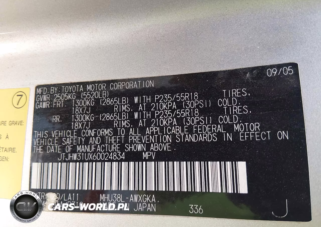 2006 Lexus Rx 400H VIN:JTJHW31UX60024834 - 9