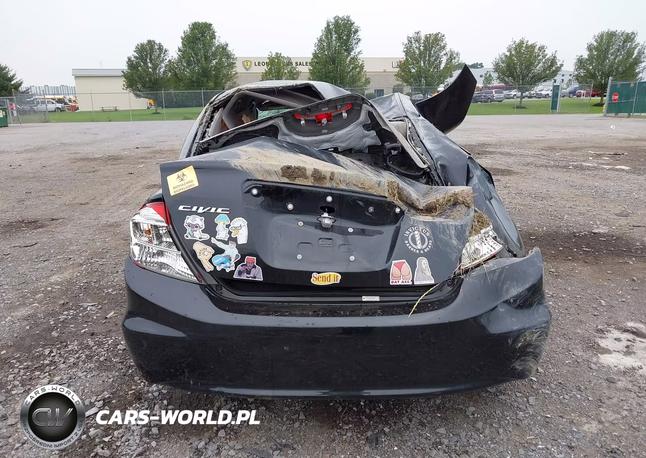 2012 Honda Civic Lx VIN:2HGFB2F55CH608956 - 15
