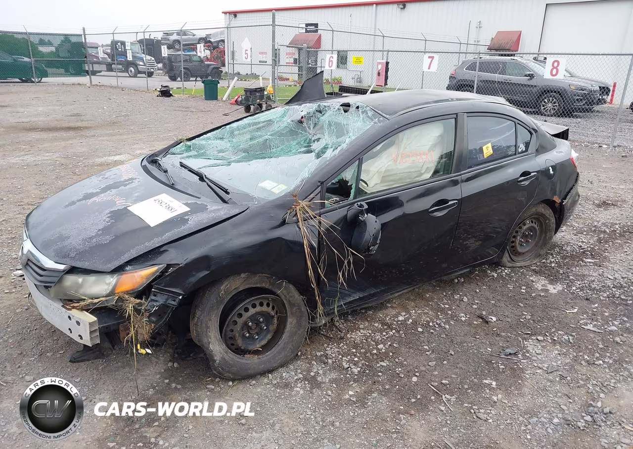 2012 Honda Civic Lx VIN:2HGFB2F55CH608956 - 2