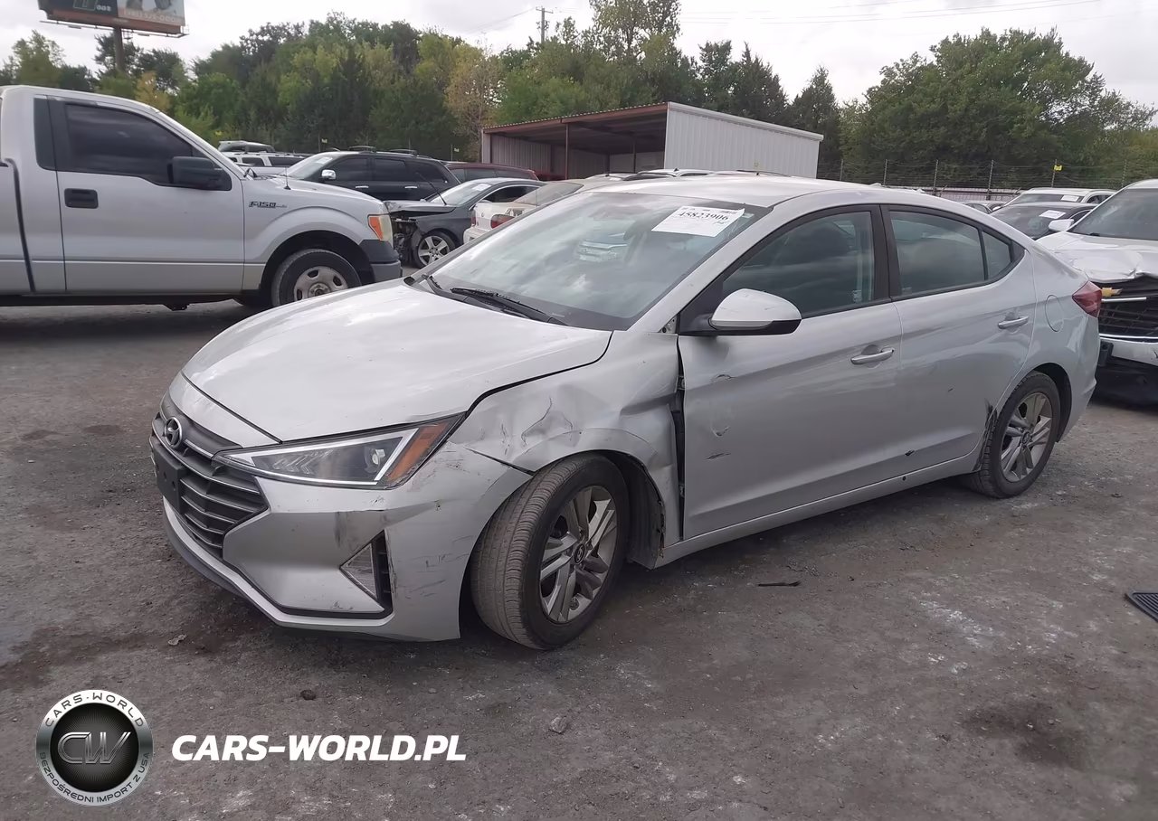 2019 Hyundai Elantra Sel VIN:5NPD84LFXKH480443 - 2