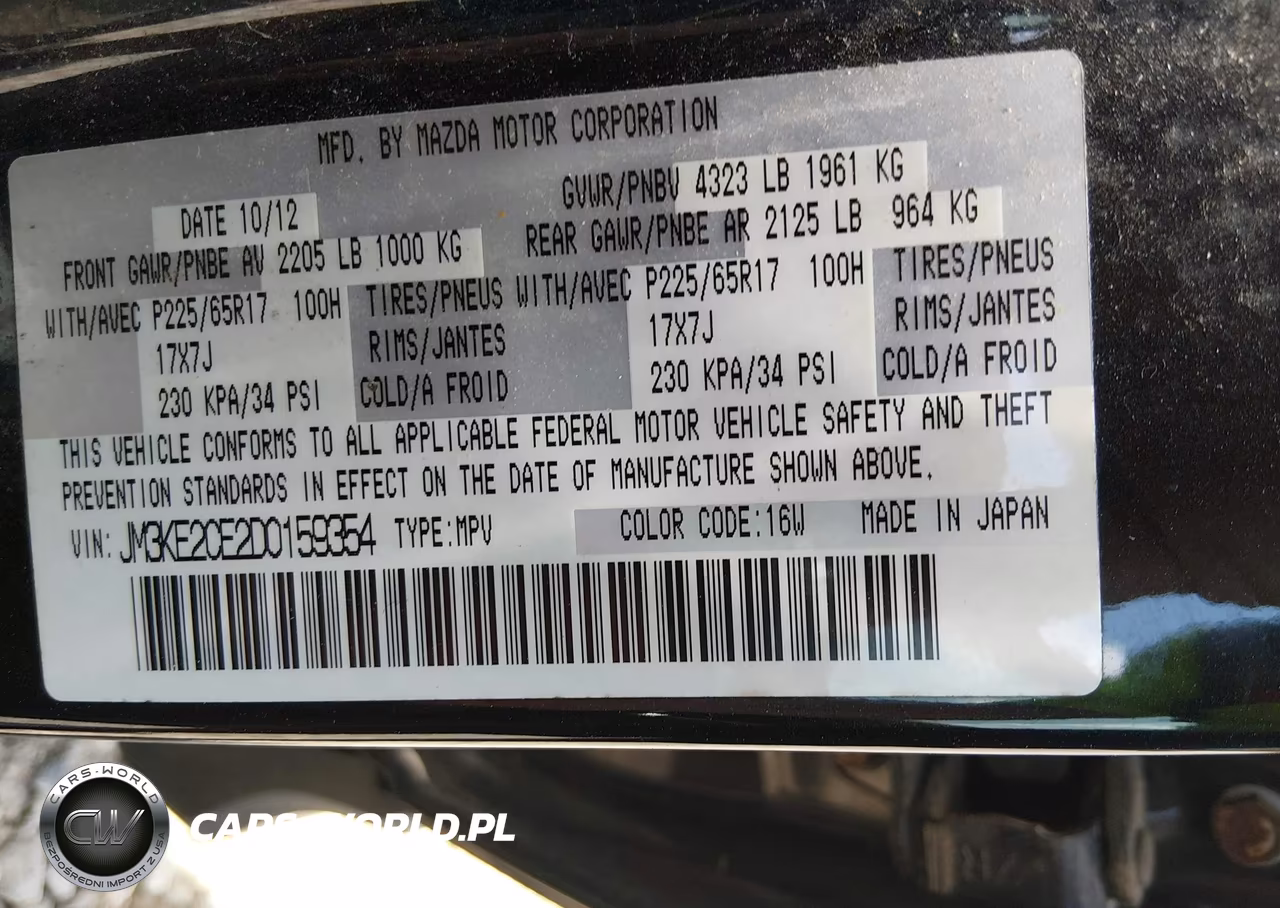 2013 Mazda Cx-5 Touring VIN:JM3KE2CE2D0159354 - 9