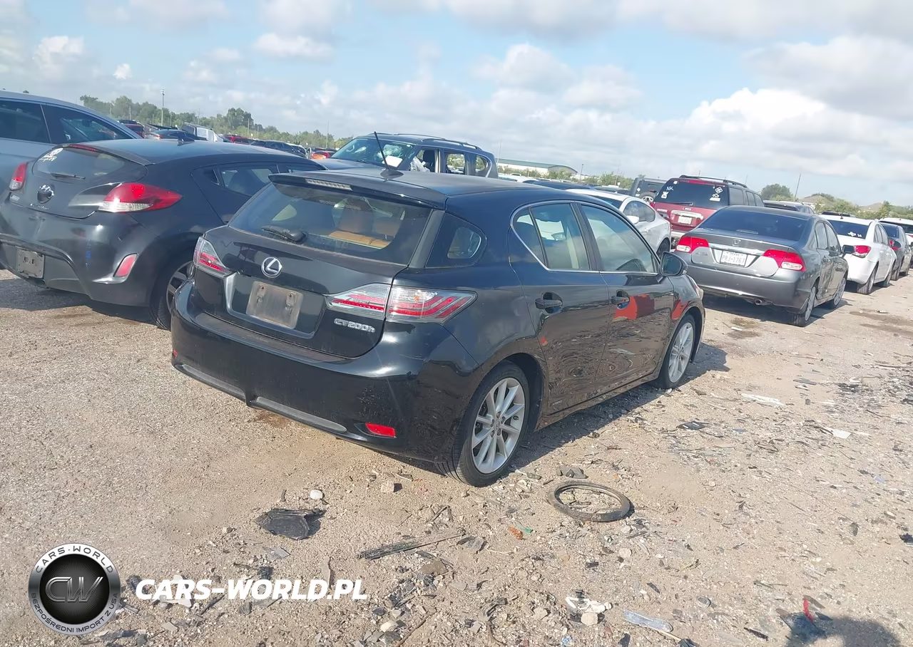 2012 Lexus Ct 200H Premium VIN:JTHKD5BH8C2102392 - 4