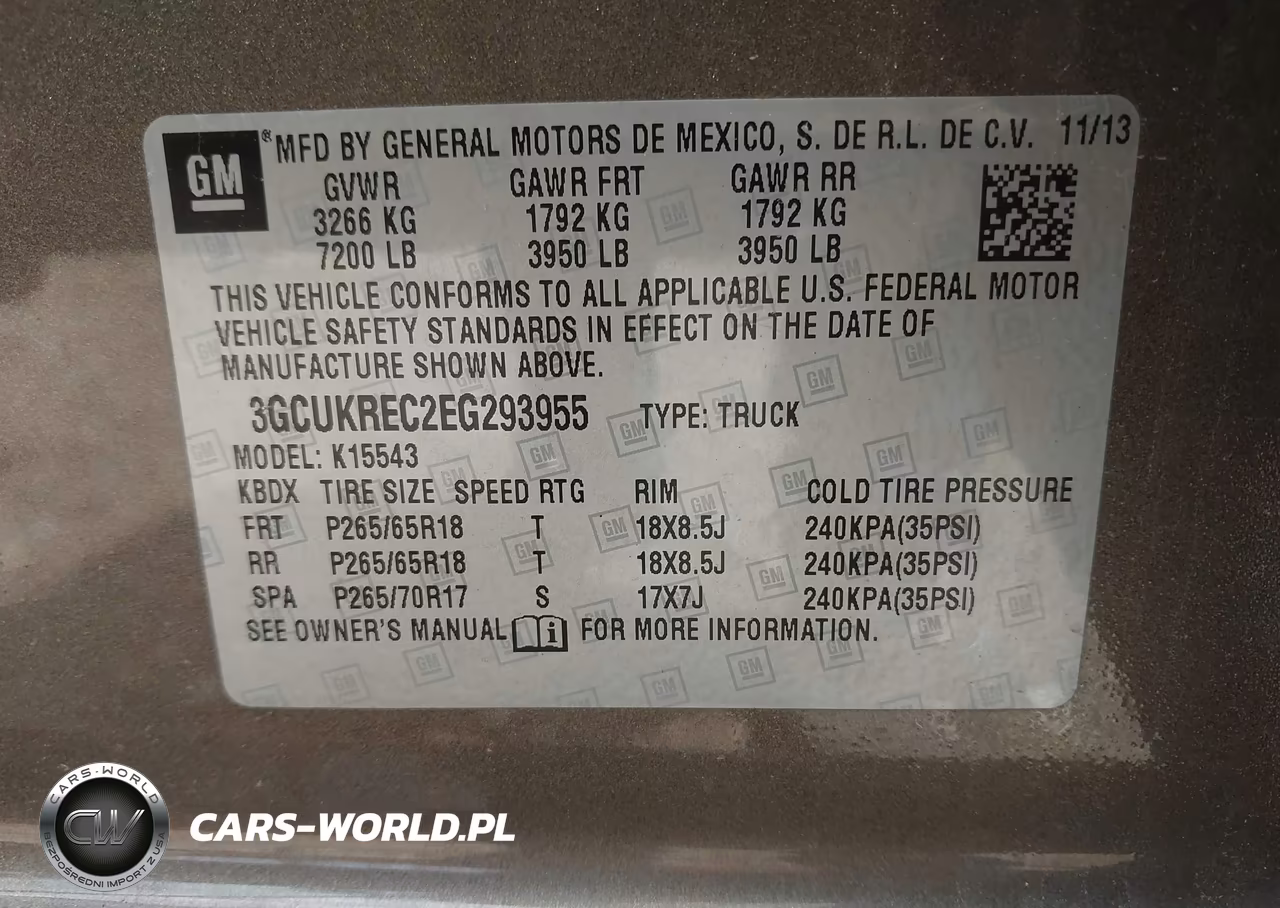 2014 Chevrolet Silverado 1500 Lt VIN:3GCUKREC2EG293955 - 9
