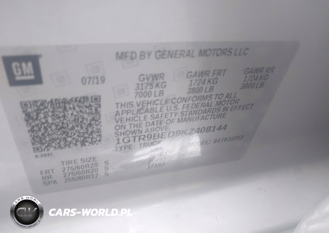 2019 GMC Sierra 1500 Sle VIN:1GTR9BED9KZ408144 - 9