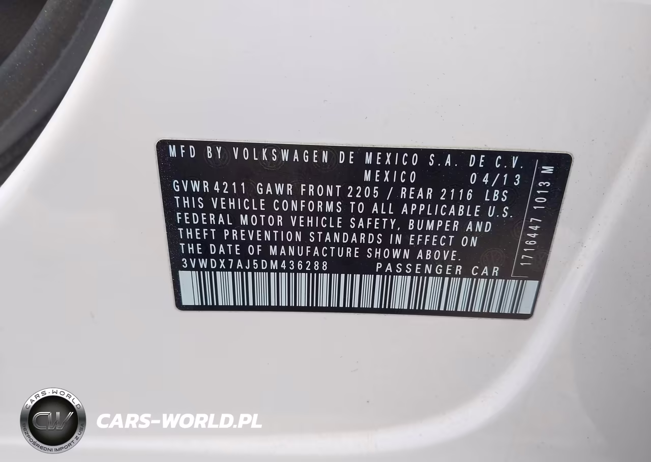 2013 Volkswagen Jetta 2.5L Se VIN:3VWDX7AJ5DM436288 - 9