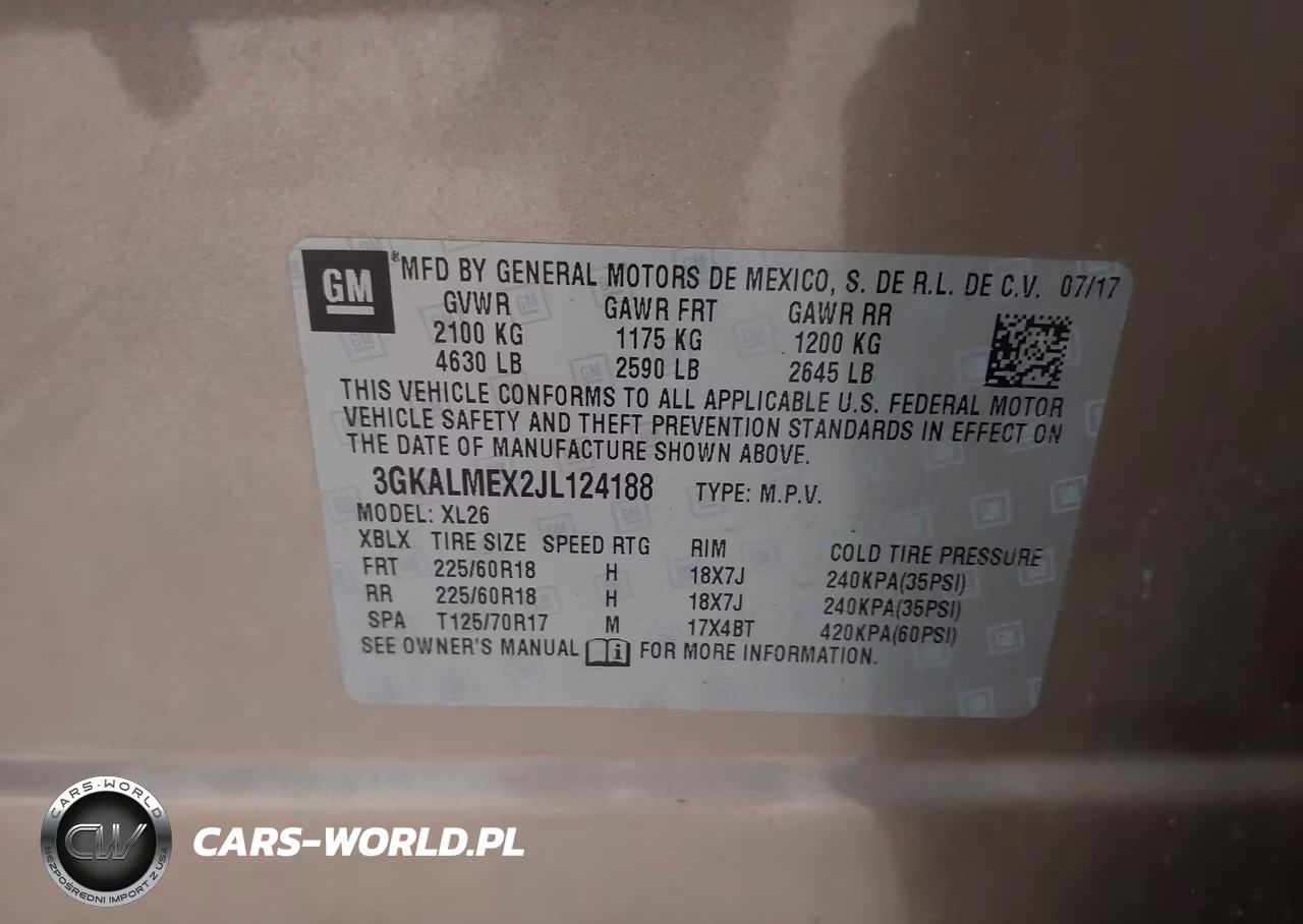 2018 GMC Terrain Sle VIN:3GKALMEX2JL124188 - 9