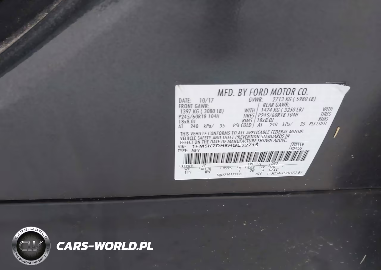 2017 Ford Explorer Xlt VIN:1FM5K7DH8HGE32715 - 9