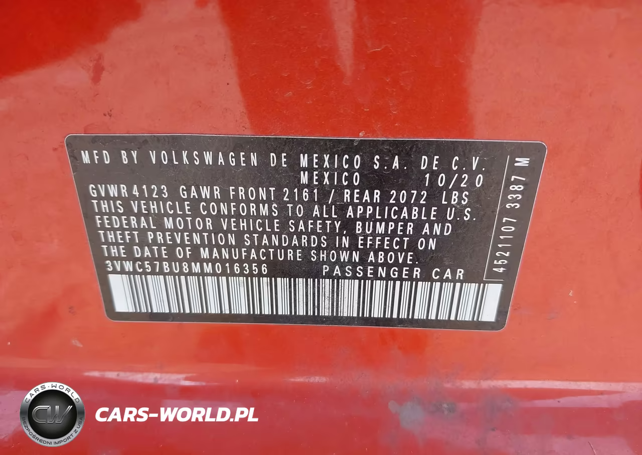 2021 Volkswagen Jetta 1.4T R-Line-1.4T Se-S VIN:3VWC57BU8MM016356 - 9