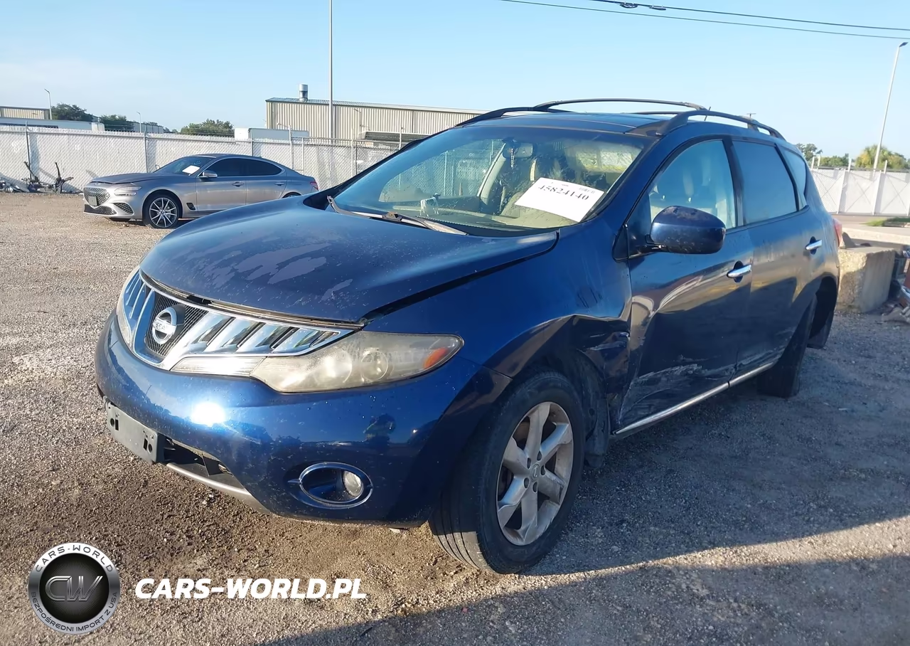 2010 Nissan Murano Sl VIN:JN8AZ1MUXAW000877 - 2
